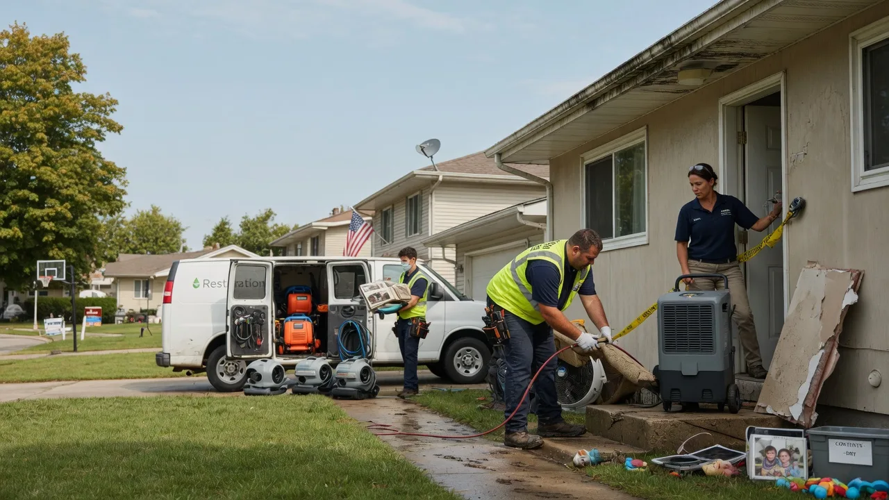 Water Damage Restoration in Pleasant Lake, IN near me